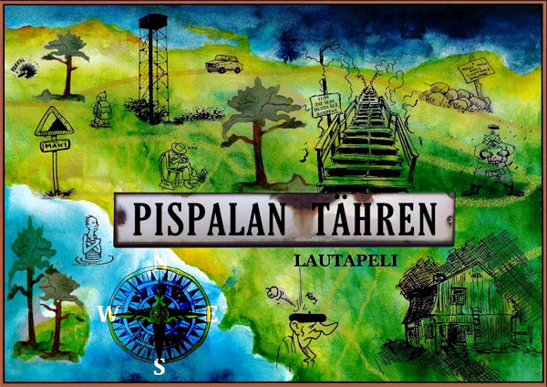Pispalan Tähren – Lautapeli, kansi